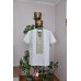 Embroidered shirt "Stars Khaki"
